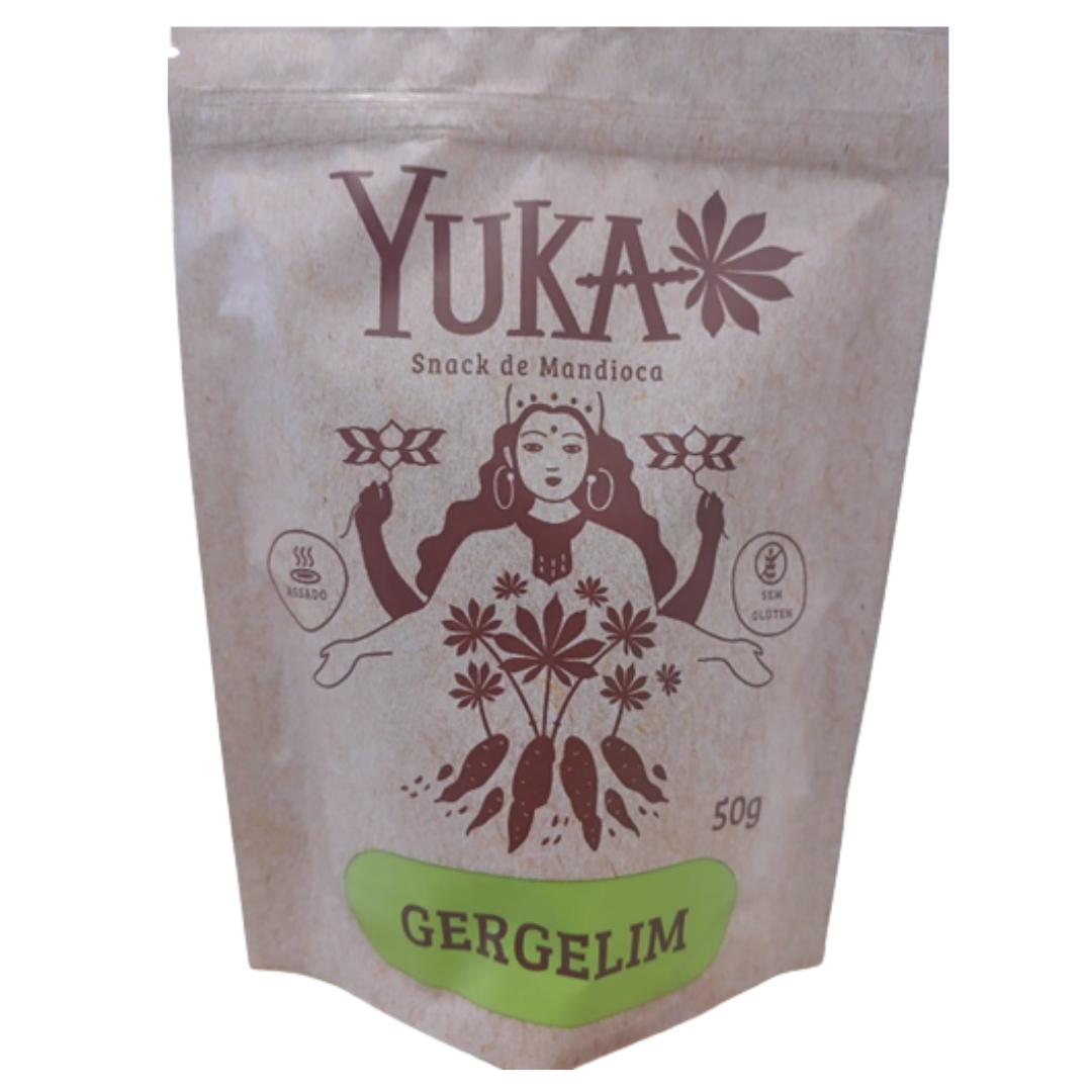 Snack Yuka – mandioca com gergelim
