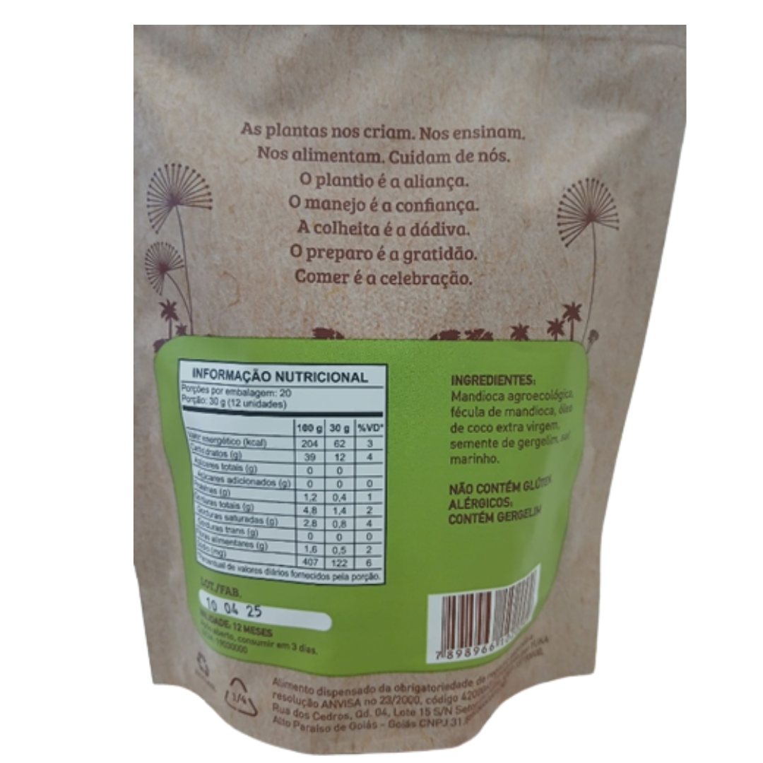 Snack Yuka – mandioca com gergelim