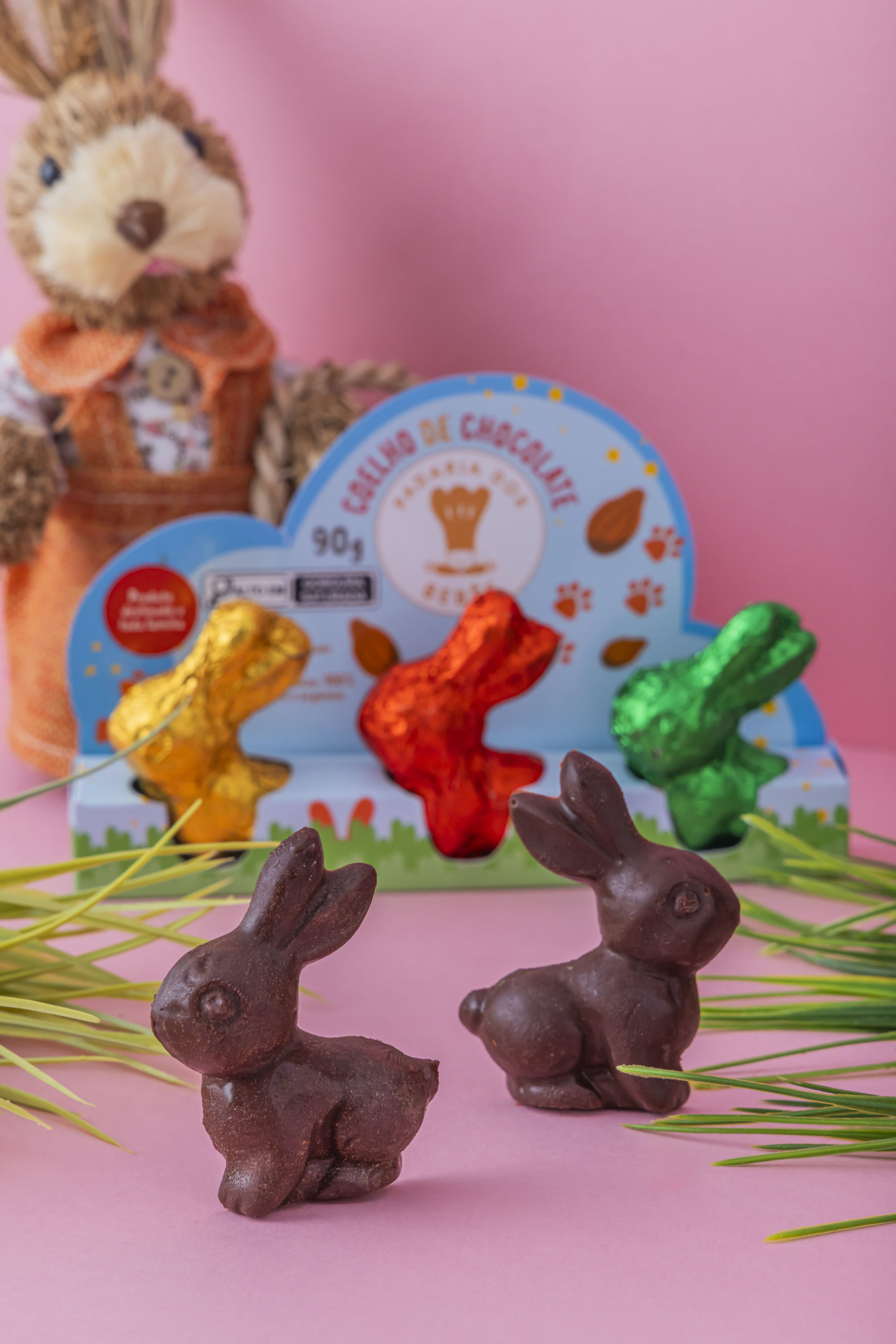 Coelhinhos de chocolate