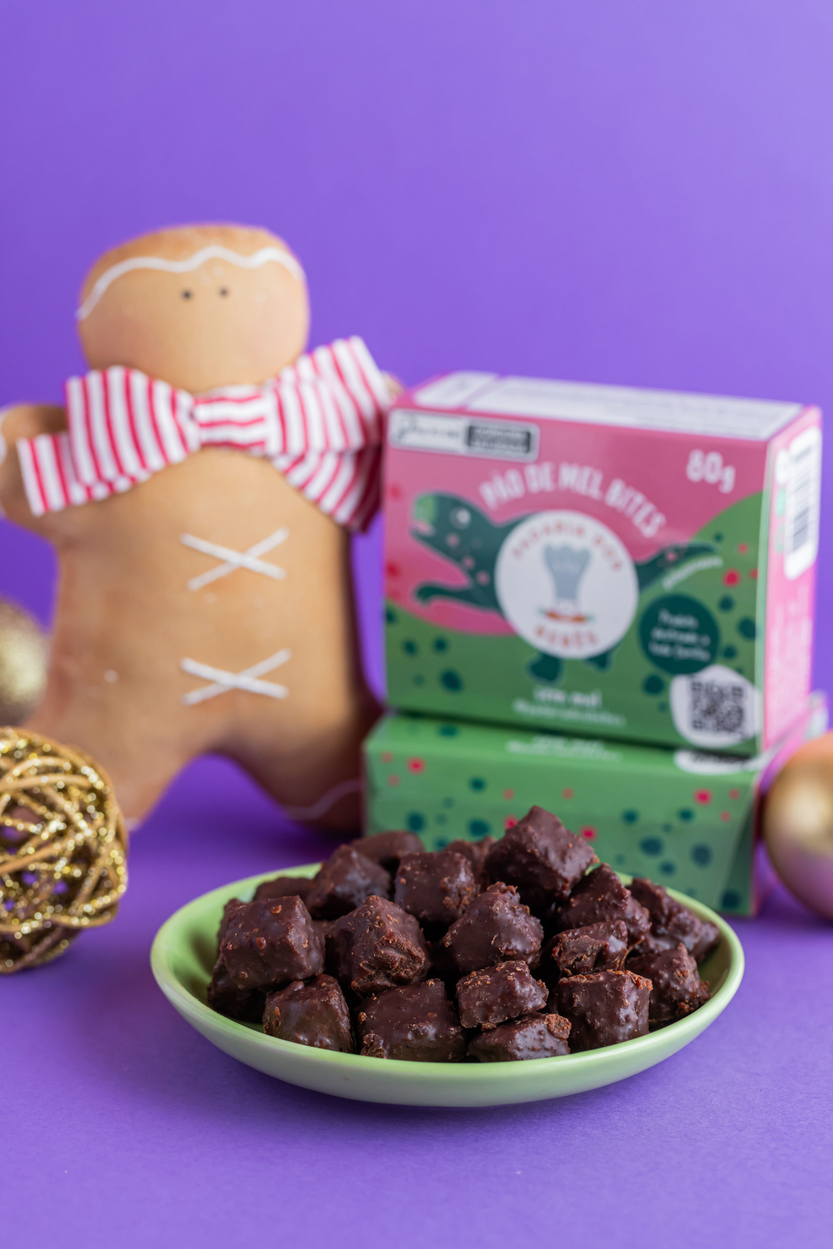 Pão de mel (sem mel) BITES- especial Natal